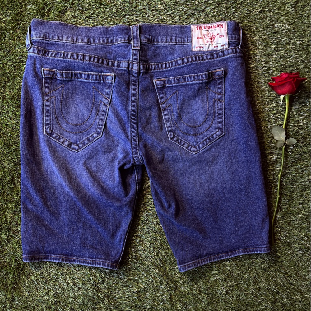 True Religion denim shorts skinny